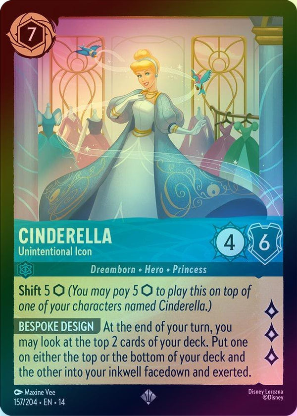 Cinderella (Unintentional Icon) - 157/204 - Super Rare (Foil)