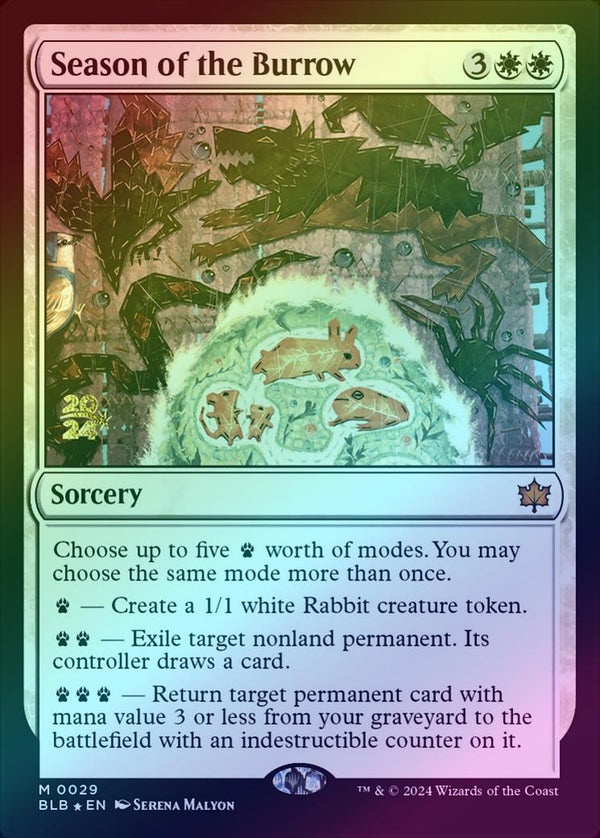 Season of the Burrow - Prerelease Promo (Foil) (PBLB)