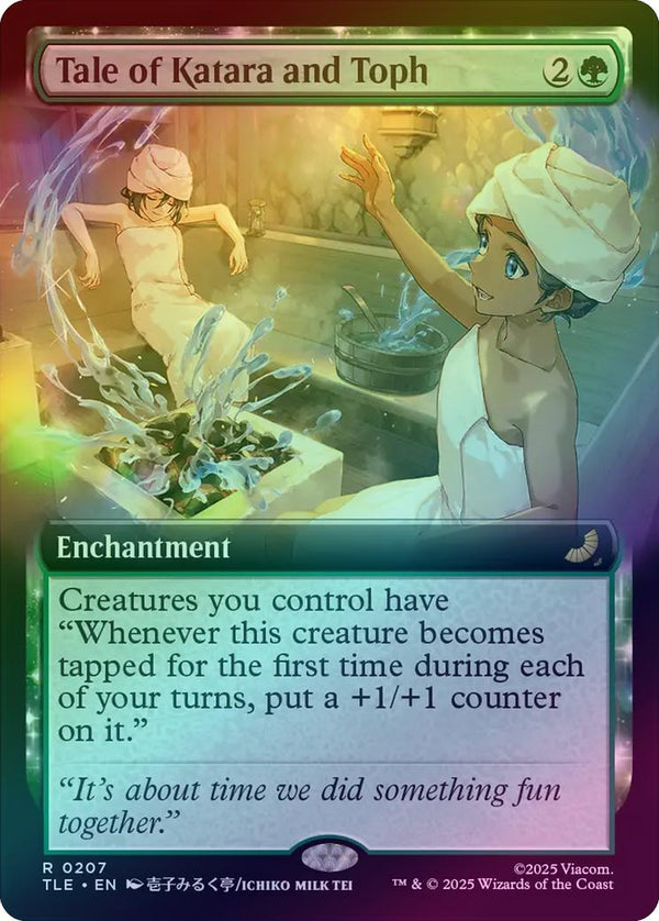 Tale of Katara and Toph - Extended Art (Foil) (TLE)