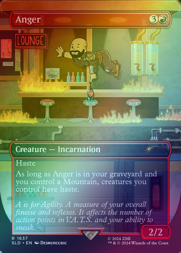 Anger - Fallout S.P.E.C.I.A.L. (Rainbow Foil) (SLD)