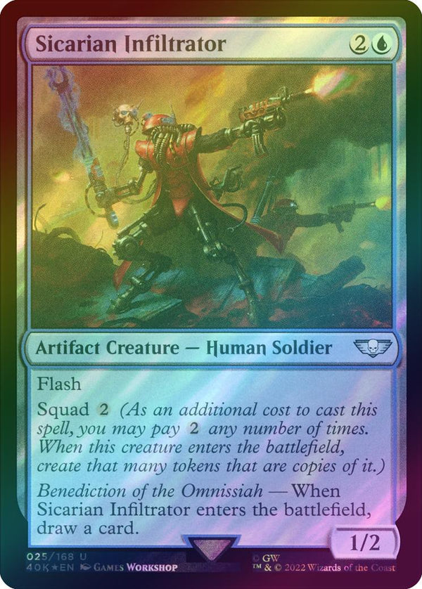 Sicarian Infiltrator (Surge Foil) (40K)