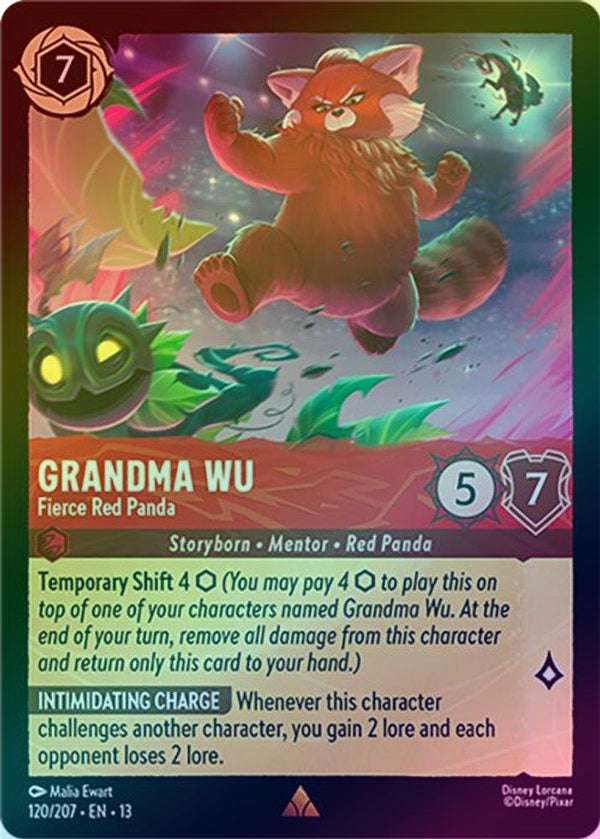 Grandma Wu (Fierce Red Panda) - 120/207 - Rare (Foil)