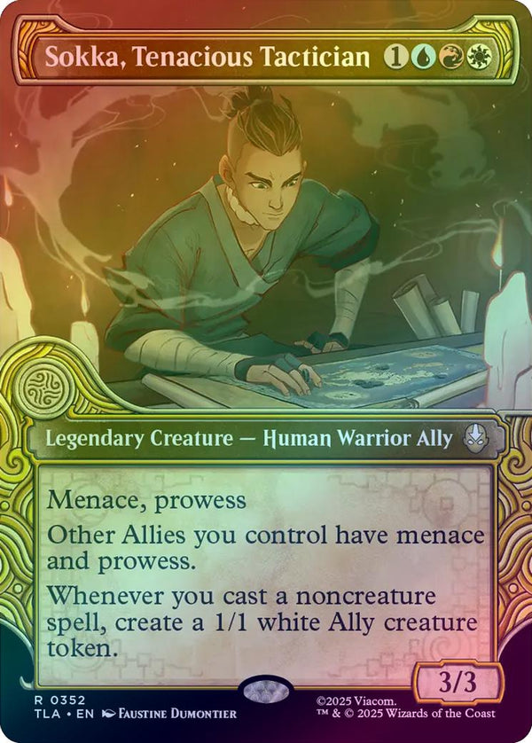 Sokka, Tenacious Tactician - Elemental Frame Showcase (Foil) (TLA)