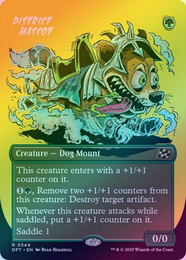 District Mascot - Borderless Rude Rider (Foil) (DFT)