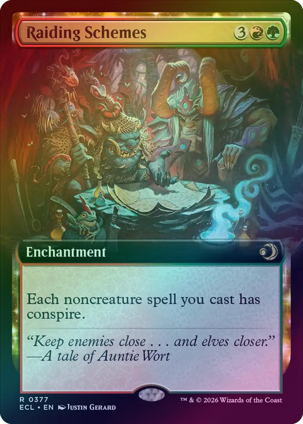 Raiding Schemes - Extended Art (Foil) (ECL)
