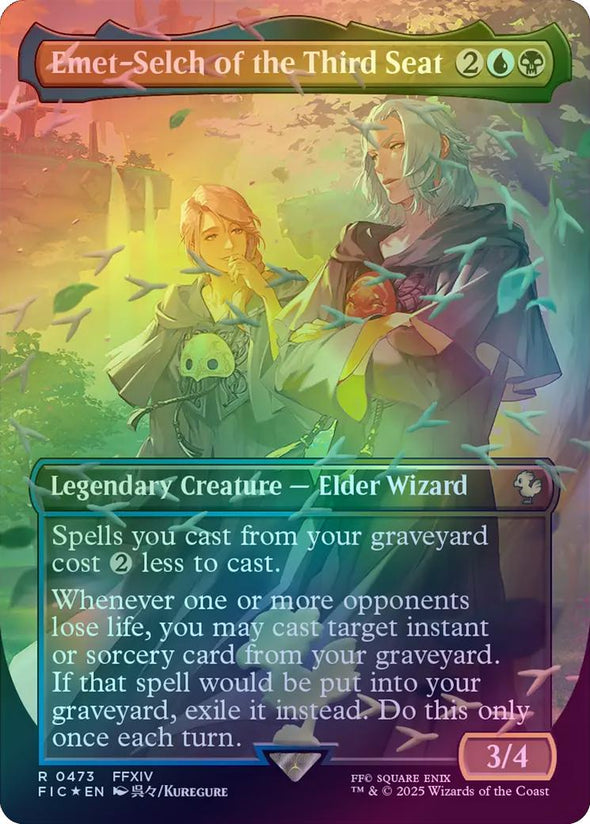 Emet-Selch of the Third Seat - Borderless (Chocobo Track Foil) (FIC)