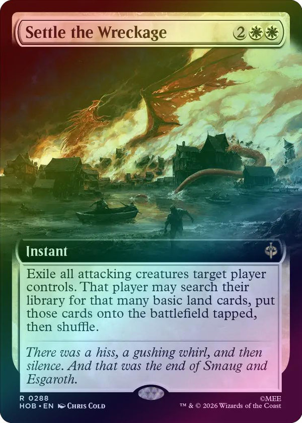 Settle the Wreckage - Extended Art (Foil) (HOB) (Pre-Order)