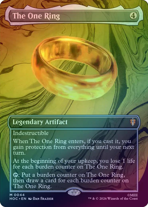 The One Ring - Borderless (Foil) (HOC) (Pre-Order)