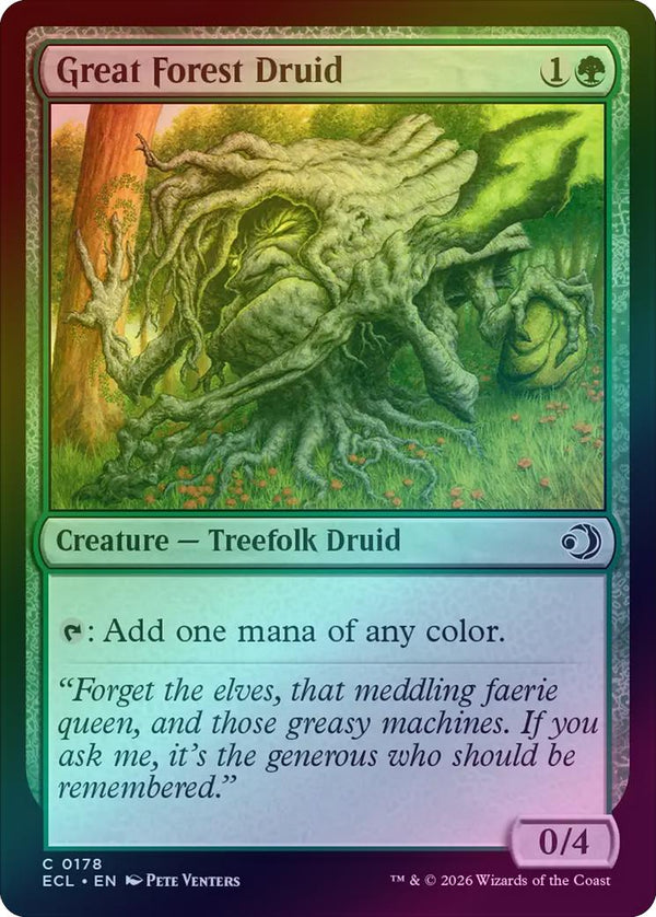 Great Forest Druid (Foil) (ECL)