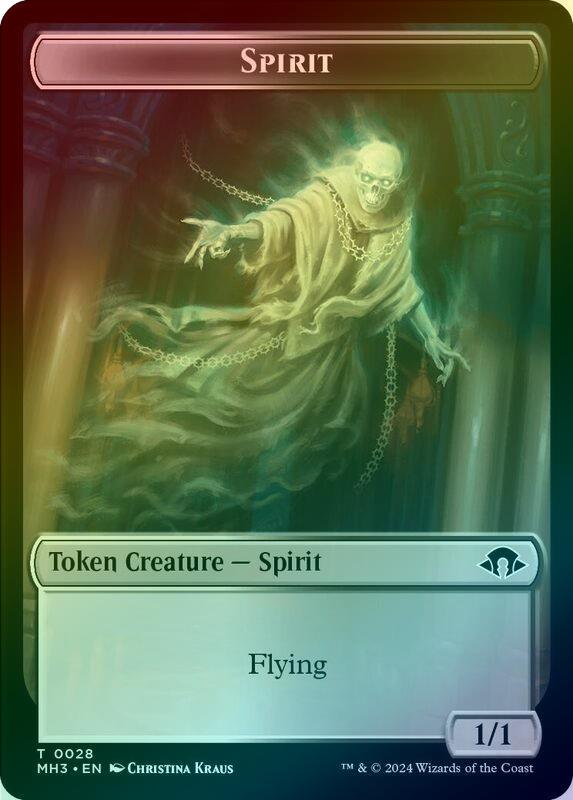 Phyrexian Germ // Spirit (028) Token (Foil) (TMH3)