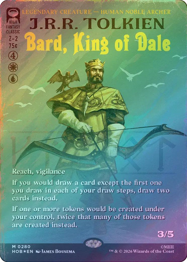 Bard, King of Dale - Book Cover (Surge Foil) (HOB) (Pre-Order)