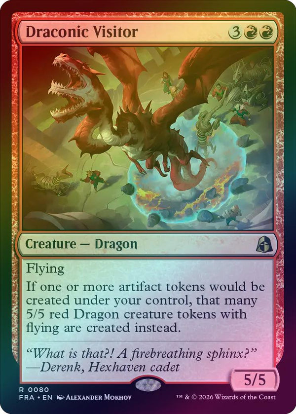 Draconic Visitor (Foil) (FRA)