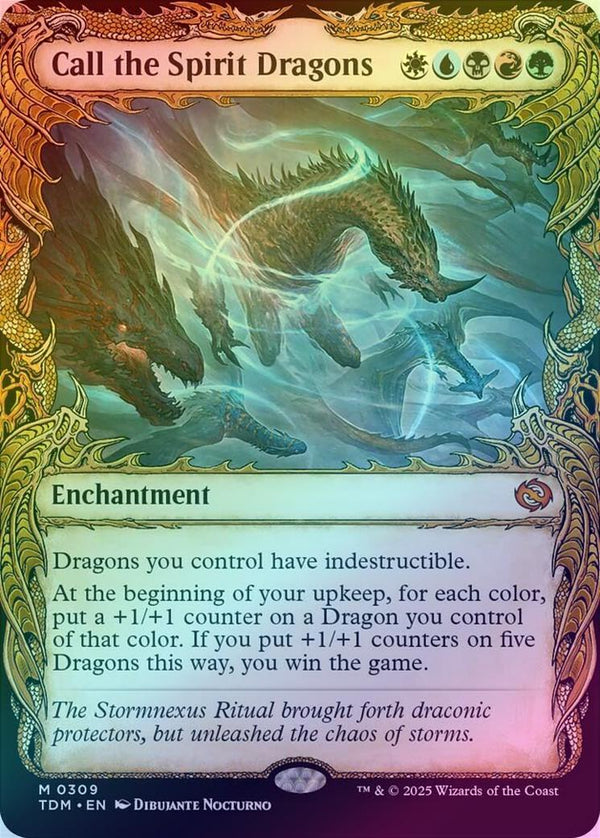Call the Spirit Dragons - Draconic Showcase (Foil) (TDM)