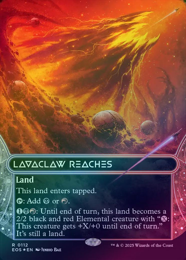 Lavaclaw Reaches - Borderless (Galaxy Foil) (EOS)