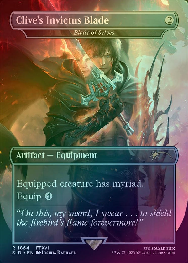 Clive's Invictus Blade // Blade of Selves - Secret Lair x FINAL FANTASY: Weapons (Rainbow Foil) (SLD)