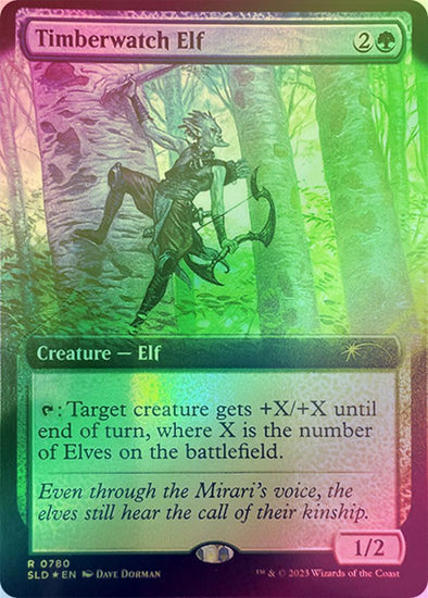 Timberwatch Elf - Extended Art (Foil) (SLD)