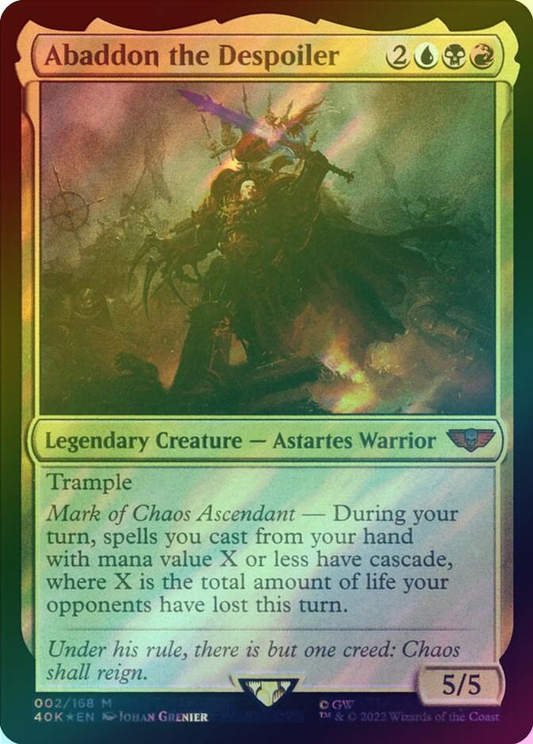 Abaddon the Despoiler (Surge Foil) (40K)