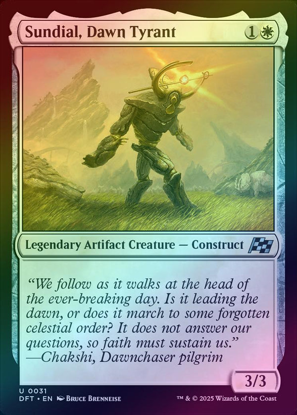 Sundial, Dawn Tyrant (Foil) (DFT)