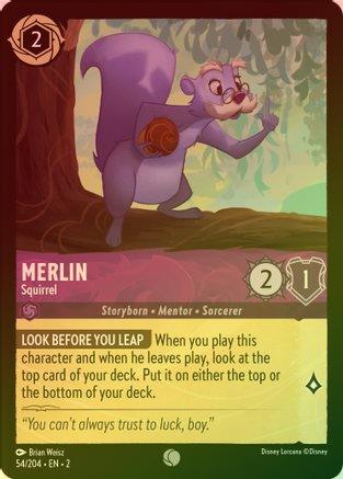 Merlin (Squirrel) - 54/204 - Common (Foil)