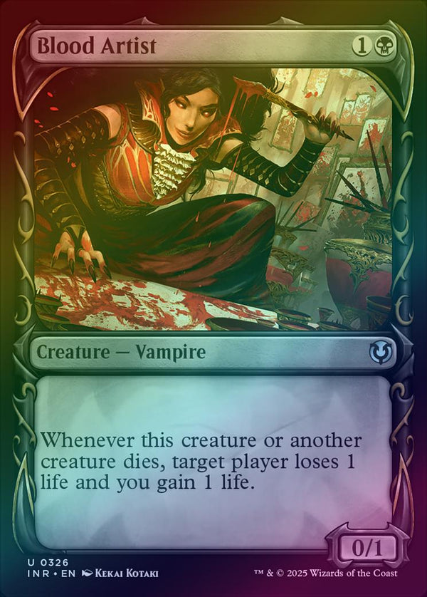 Blood Artist - Fang Frame Showcase (Foil) (INR)
