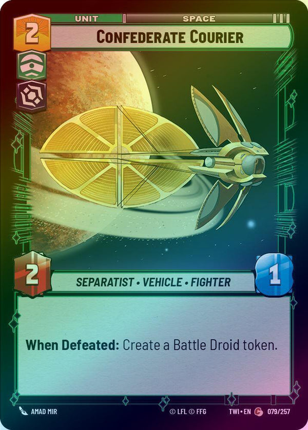 Confederate Courier - 079/257 - Common (Foil)