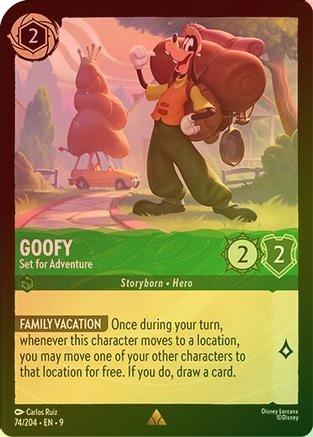 Goofy (Set for Adventure) - 74/204 - Rare (Foil)