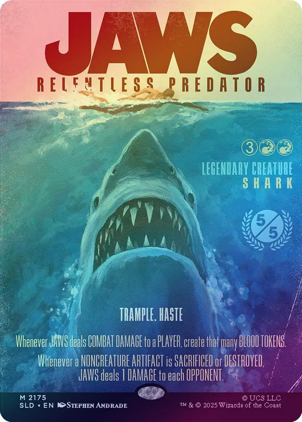 Jaws, Relentless Predator - JAWS: Terror of Amity Island (Rainbow Foil) (SLD)