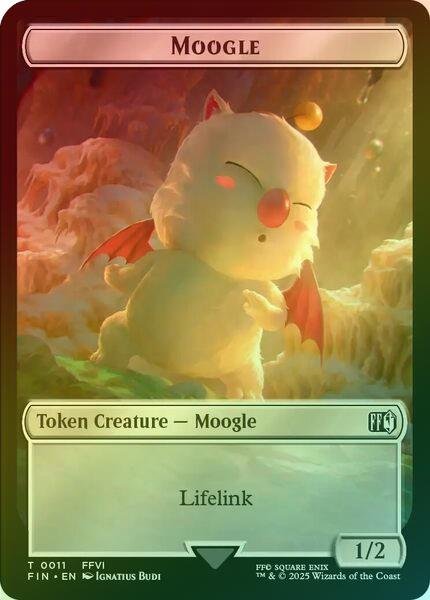 Moogle (011) // Copy (001) Token (Foil) (TFIN)