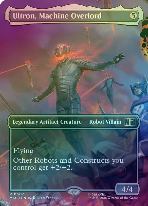 Ultron, Machine Overlord - Borderless Scene: Villains Unleashed (Foil) (MSC)