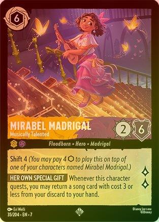 Mirabel Madrigal (Musically Talented) - 35/204 - Super Rare (Foil)