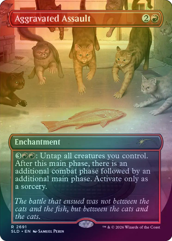 Aggravated Assault - Cats of Chaos (Foil) (SLD)