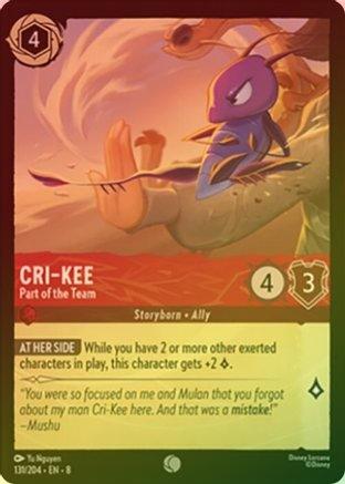 Cri-Kee (Part of the Team) - 131/204 - Common (Foil)
