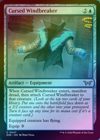 Cursed Windbreaker (Foil) (DSK)