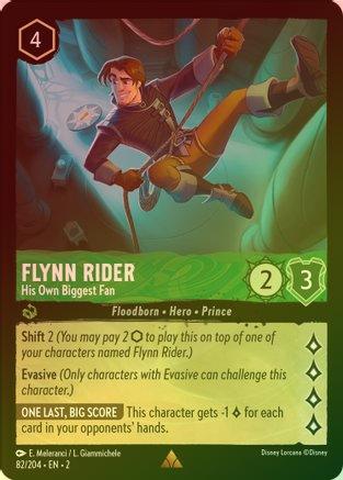 Flynn Rider (His Own Biggest Fan) - 82/204 - Rare (Foil)