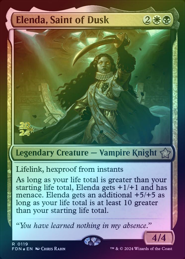 Elenda, Saint of Dusk - Prerelease Promo (Foil) (PFDN)