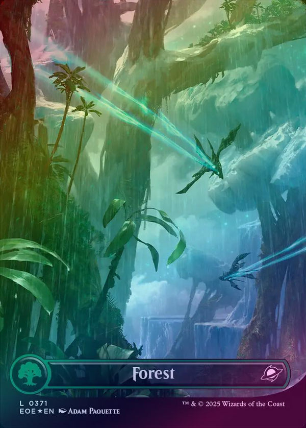 Forest (371) - Celestial Borderless (Galaxy Foil) (EOE)