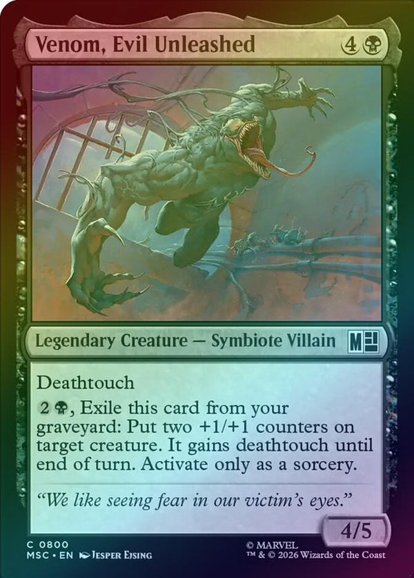 Venom, Evil Unleashed (Foil) (MSC)