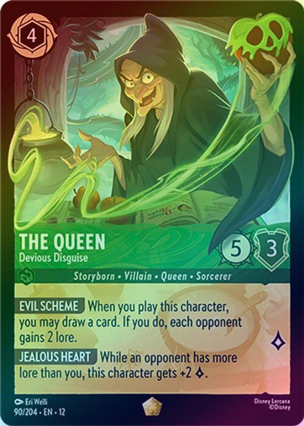 The Queen (Devious Disguise) - 90/204 - Legendary (Foil)