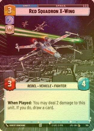 Red Squadron X-Wing (Hyperspace) - 785 - Common (Foil)