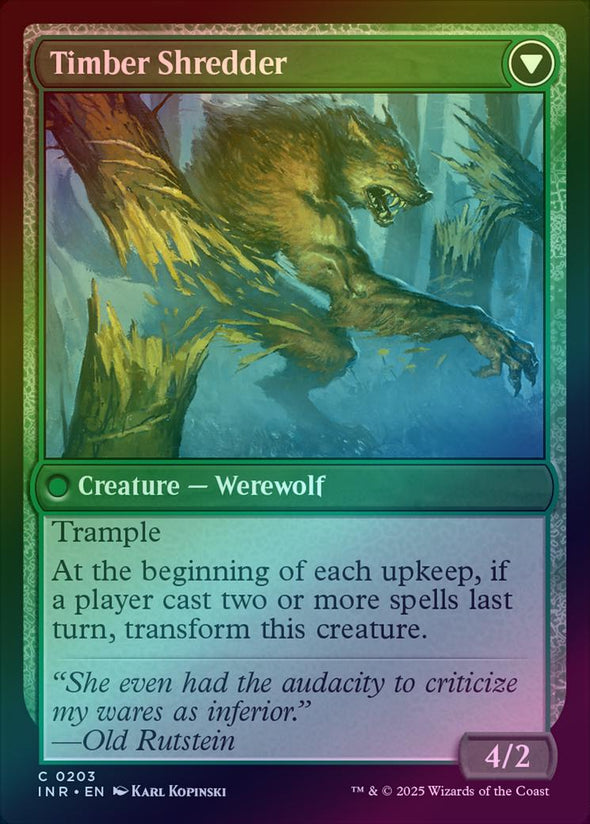 Hinterland Logger // Timber Shredder (Foil) (INR)
