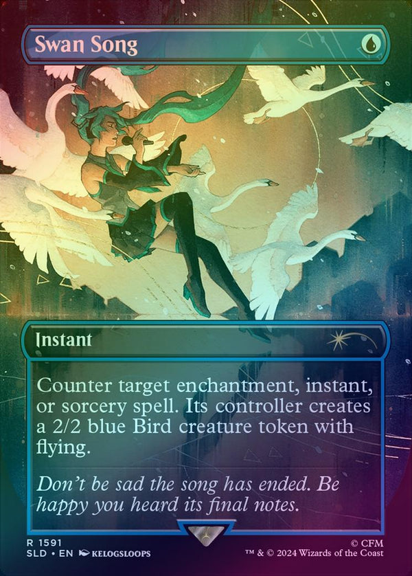 Swan Song - Hatsune Miku: Winter Diva (Rainbow Foil) (SLD)