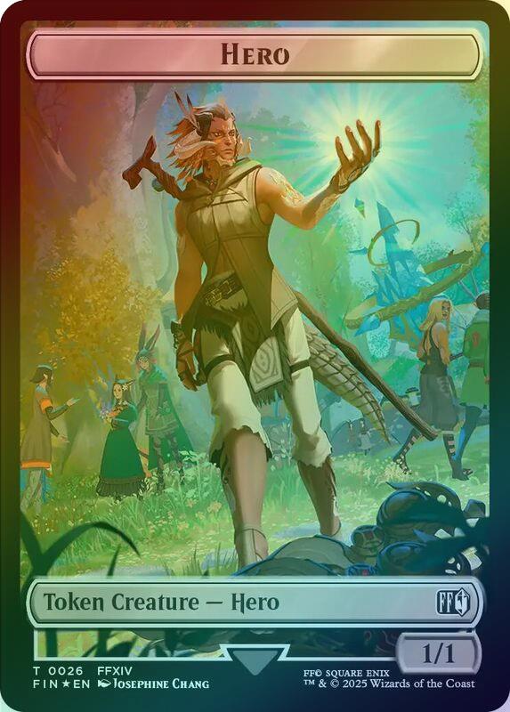 Spirit // Hero (026) Token (Surge Foil) (TFIC)