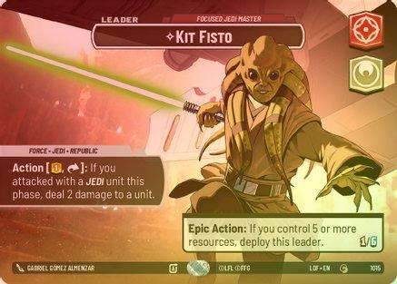 Kit Fisto - Focused Jedi Master (Showcase) - 1015 - Common (Foil)