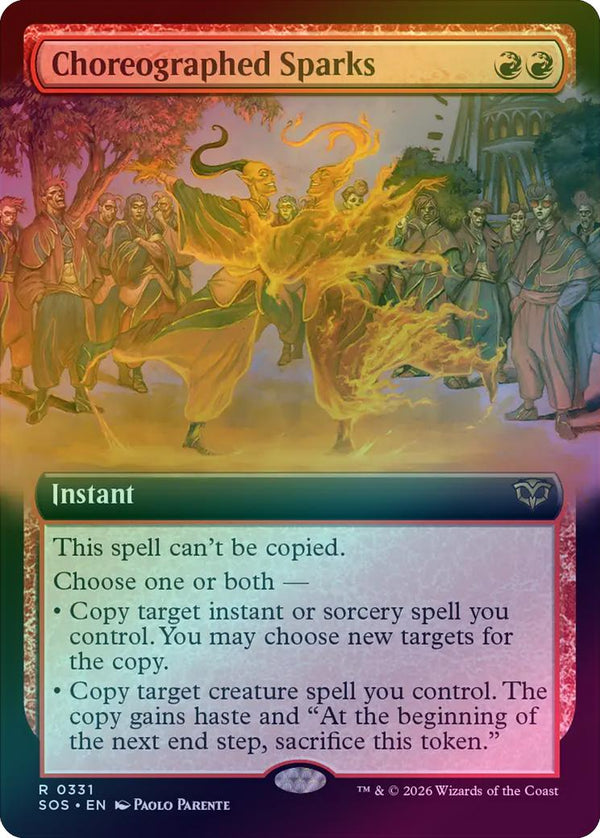 Choreographed Sparks - Extended Art (Foil) (SOS)