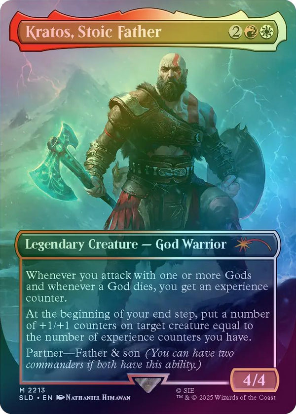 Kratos, Stoic Father - God Of War: Norse (Rainbow Foil) (SLD)