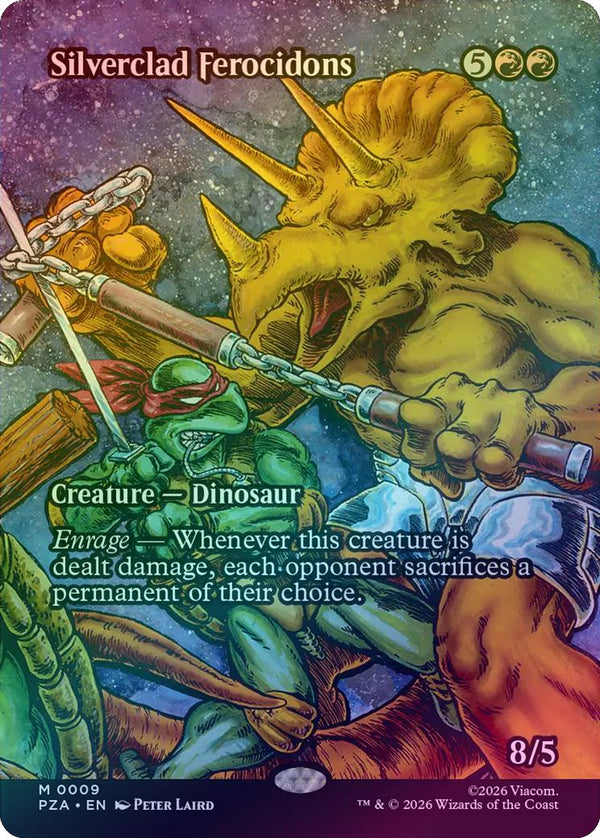 Silverclad Ferocidons - Borderless (Foil) (PZA)