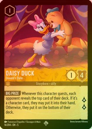 Daisy Duck (Donald's Date) - 16/204 - Super Rare (Foil)