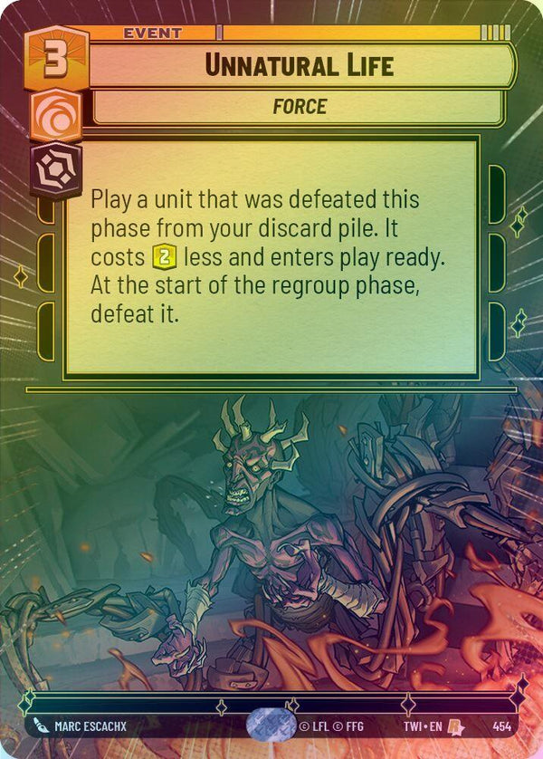 Unnatural Life (Hyperspace) - 454 - Rare (Foil)
