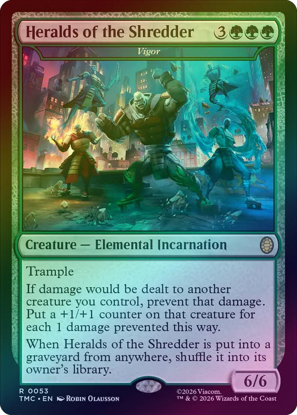 Heralds of the Shredder // Vigor (Surge Foil) (TMC)
