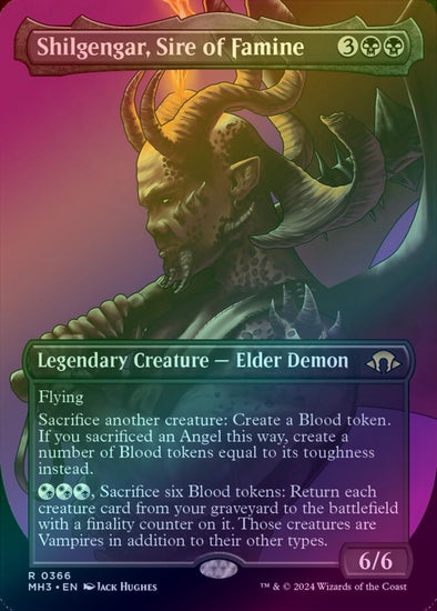 Shilgengar, Sire of Famine - Borderless (Foil) (MH3)